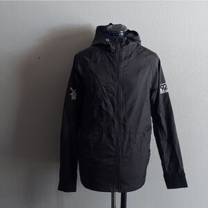 Dutch Bros Black Rain Jacket/Windbreaker XS